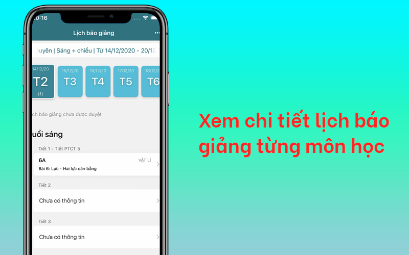 Xem chi tiết lịch báo giảng