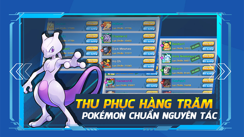 Hàng trăm Pokemon đang đợi bạn thu phục