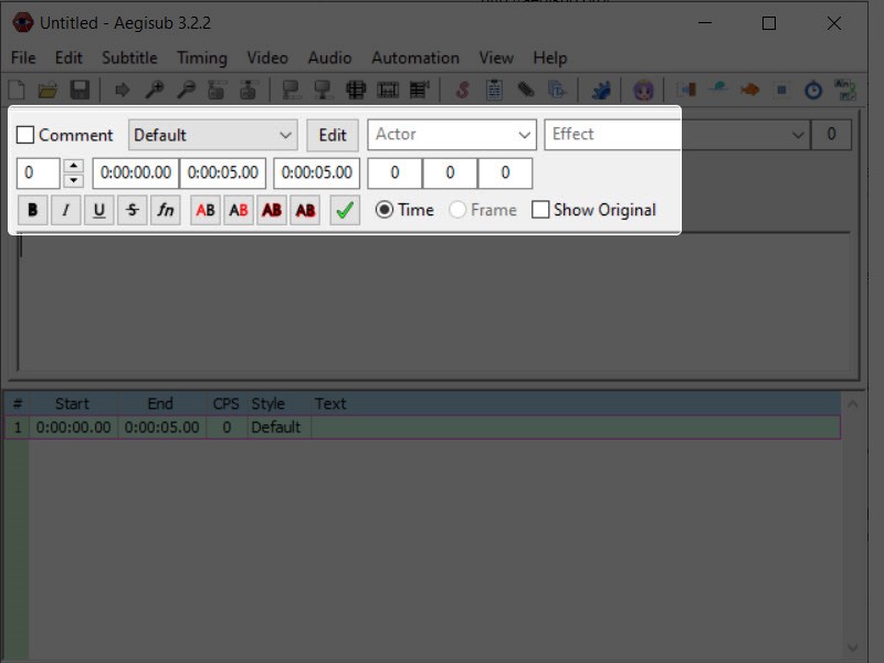 Tạo phụ đề đơn giản