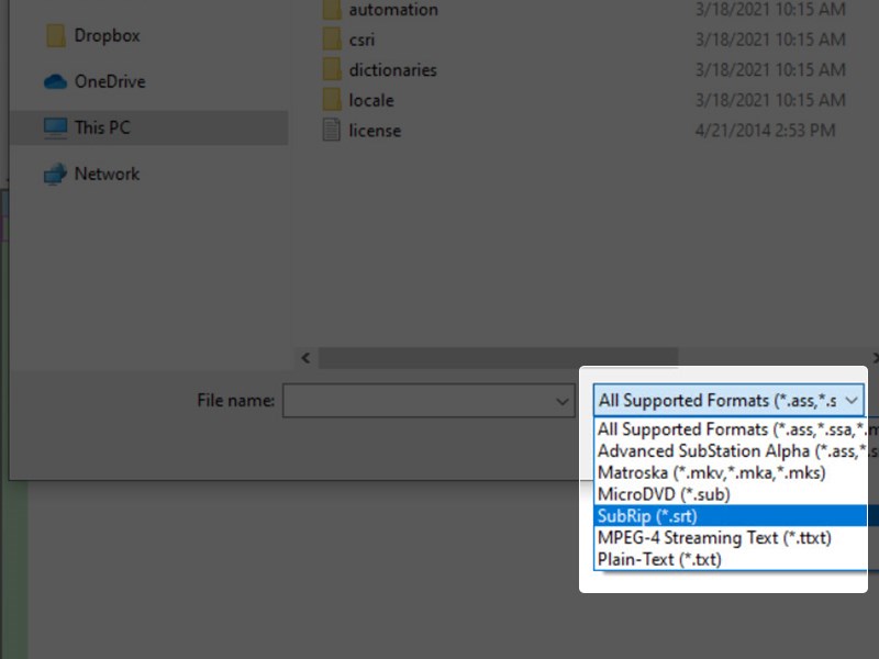 Định dạng phụ đề cao cấp