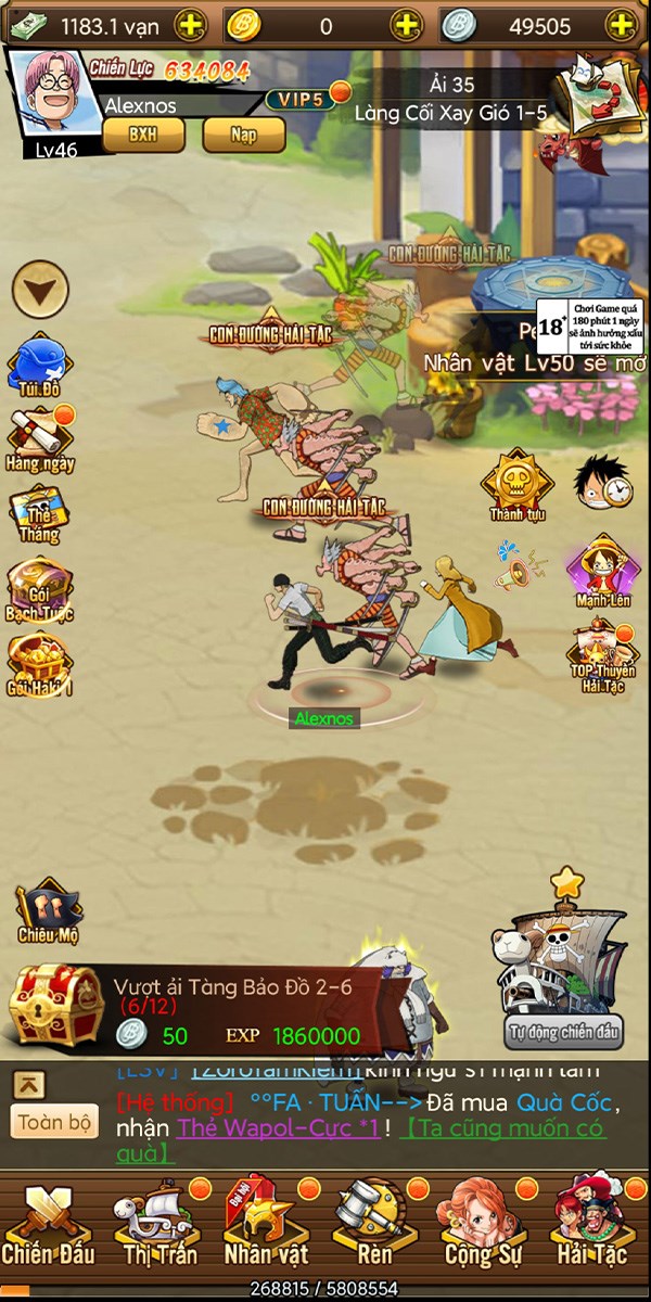 Người chơi sẽ cần di chuyển để t&igrave;m kiếm những kẻ địch thường