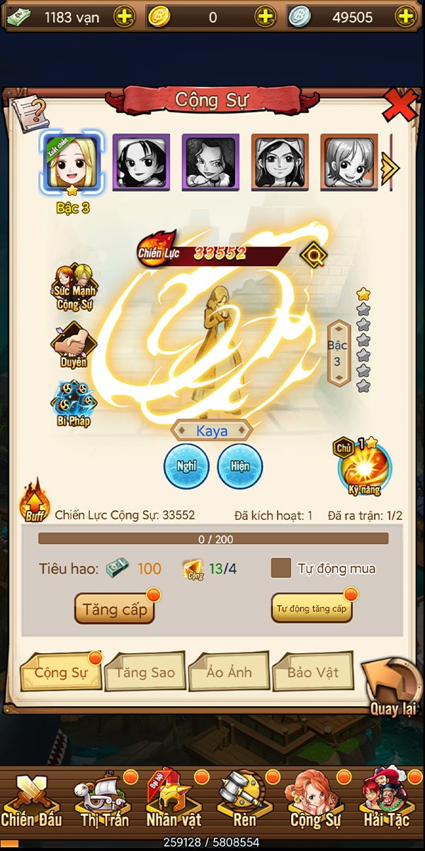 Cộng Sự cũng c&oacute; cho m&igrave;nh những kỹ năng chiến đấu ri&ecirc;ng