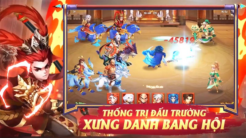 Người chơi có thể tham gia vô số đấu trường, cửa ải thử thách khác nhau Người chơi có thể tham gia vô số đấu trường, cửa ải thử thách khác nhau