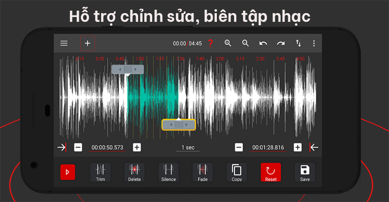 Hỗ trợ chỉnh sửa, bi&ecirc;n tập nhạc chu&ocirc;ng