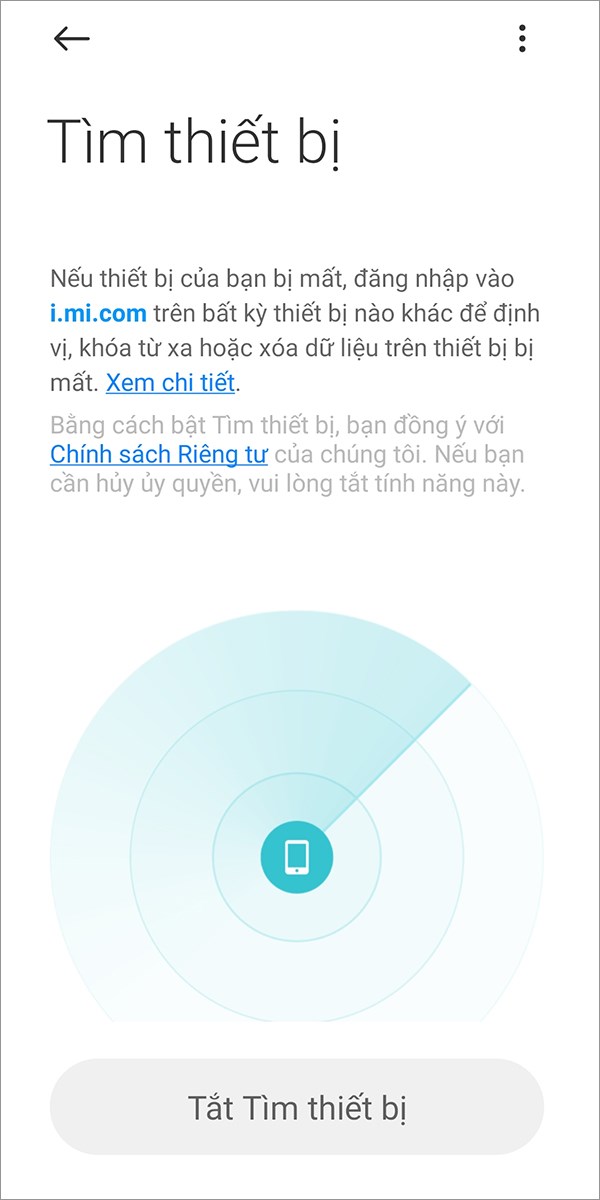 Quét tìm các thiết bị trong vùng Quét tìm các thiết bị trong vùng