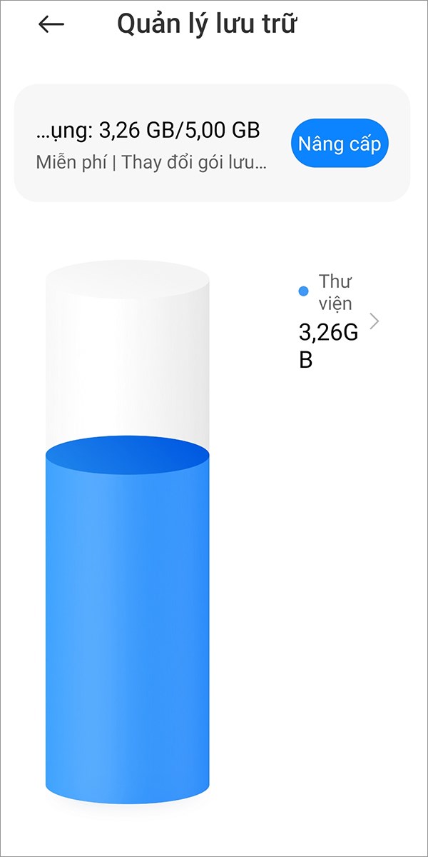 Lưu trữ 5GB miễn phí Lưu trữ 5GB miễn phí