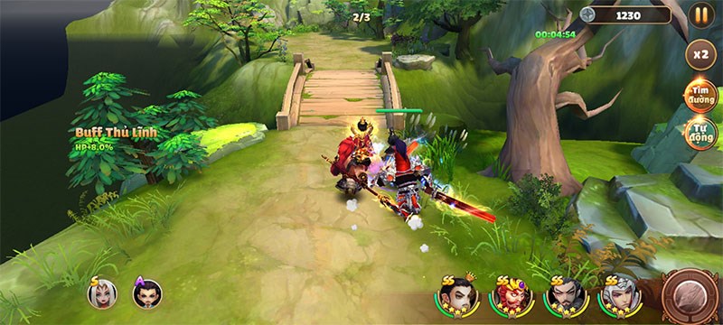 Người chơi sẽ cần chỉ huy những vị tướng của m&igrave;nh chinh phục c&aacute;c cửa ải thử th&aacute;ch