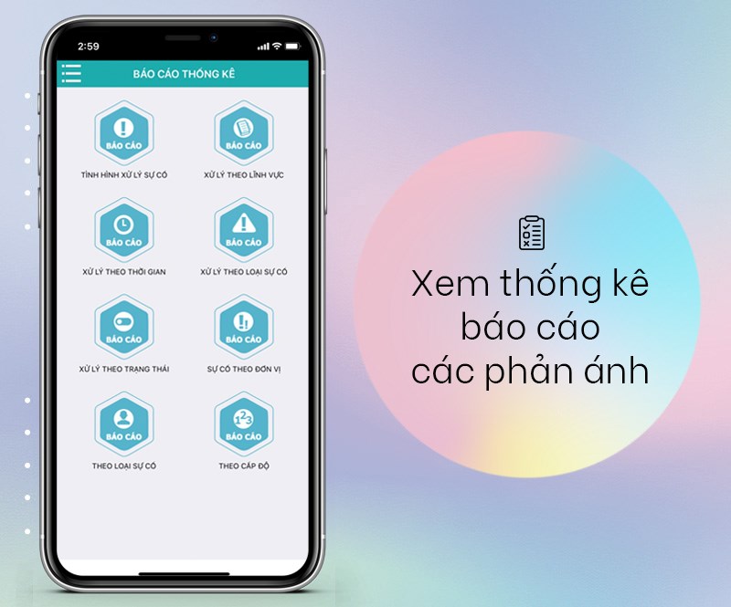 Tổng hợp thống kê báo cáo các phản ánh