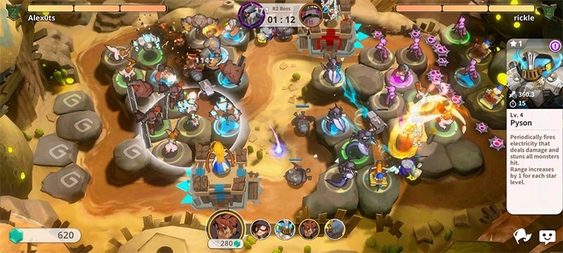 Người chơi sẽ cần triệu hồi những anh h&ugrave;ng từ những thẻ b&agrave;i để ngăn chặn những đợt qu&aacute;i vật