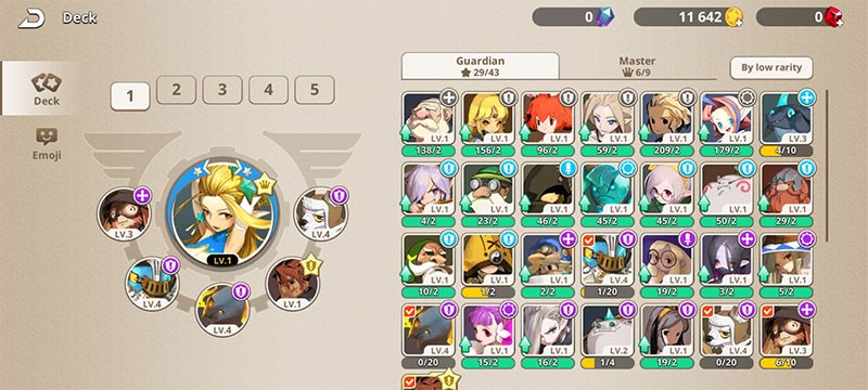 V&ocirc; số thẻ b&agrave;i cũng như anh h&ugrave;ng kh&aacute;c nhau đang chờ người chơi triệu hồi