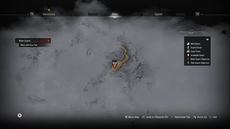 Bản đồ lúc mới vào game