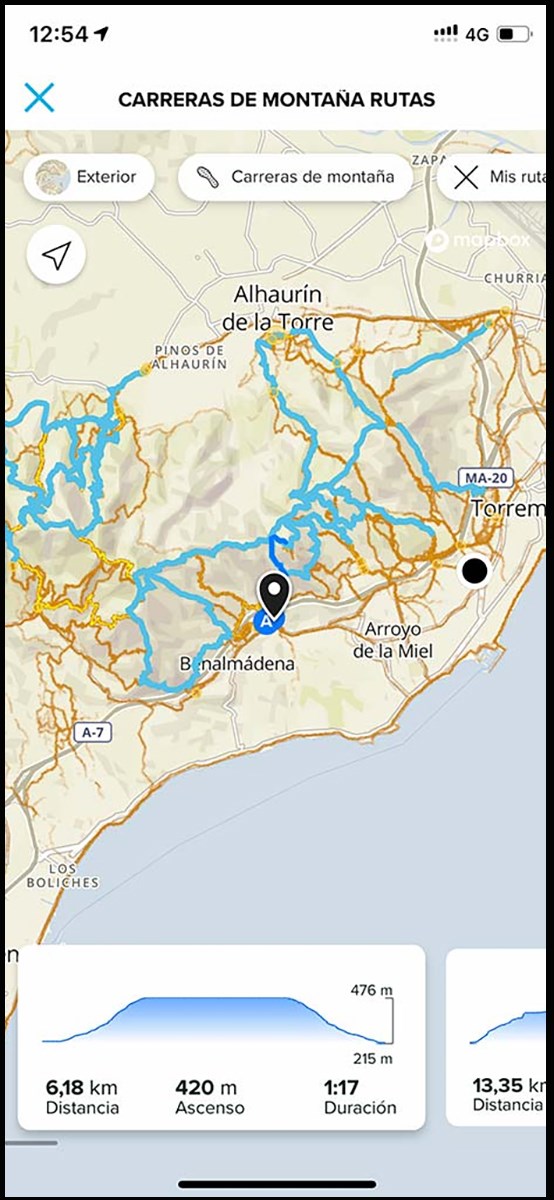 Bản đồ đường chạy