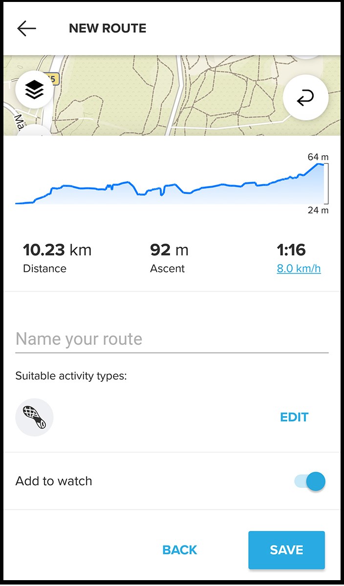 Lưu tuyến đường luyện tập y&ecirc;u th&iacute;ch