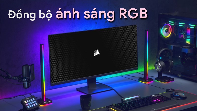 Đồng bộ hóa ánh sáng RGB trên tất cả thiết bị Corsair