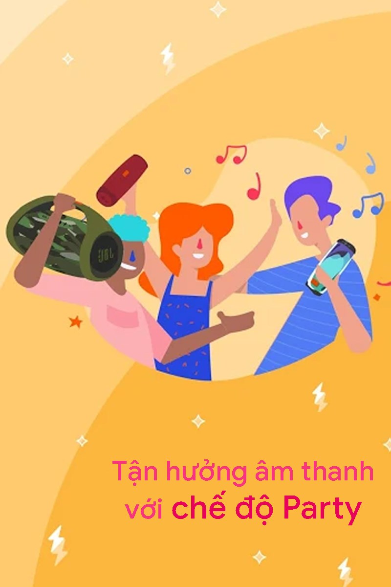 Tận hưởng bữa tiệc âm thanh sôi động Tận hưởng bữa tiệc âm thanh sôi động