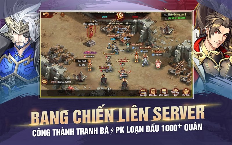 Hoạt động bang chiến Liên Server 