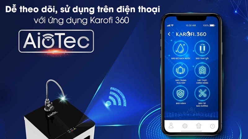 Karofi 360 - Ứng dụng theo dõi và quản lý máy lọc nước Karofi