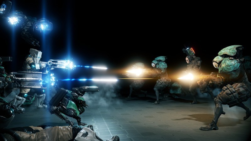 Trận chiến giữa Corpus v&agrave; Grineer để tranh gi&agrave;nh c&ocirc;ng nghệ n&acirc;ng cấp vũ kh&iacute;