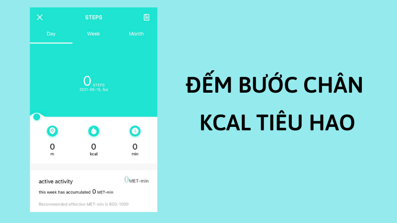 Đếm số bước ch&acirc;n, nhịp tim, lượng calo đốt ch&aacute;y