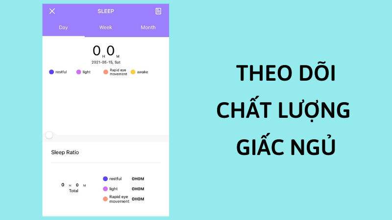 Theo d&otilde;i chất lượng giấc ngủ