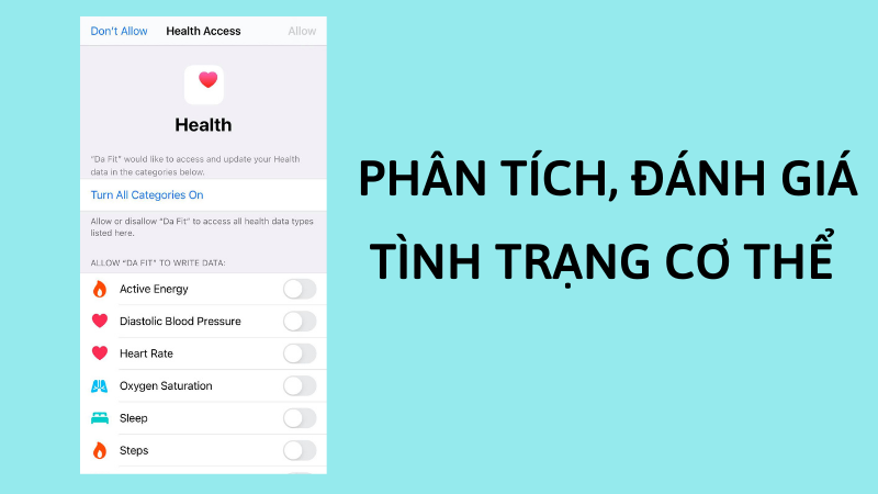 Ph&acirc;n t&iacute;ch dữ liệu, đ&aacute;nh gi&aacute; to&agrave;n diện về t&igrave;nh trạng cơ thể