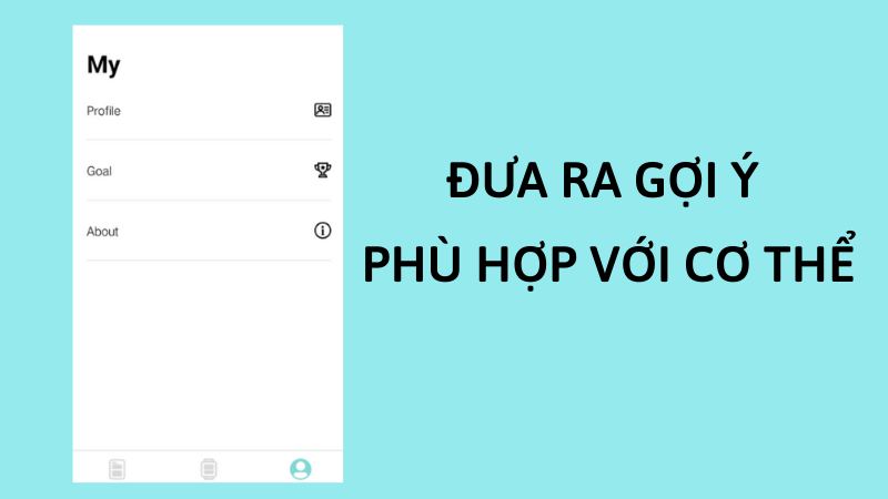 Cung cấp những lời khuy&ecirc;n ph&ugrave; hợp với t&igrave;nh trạng cơ thể bạn.
