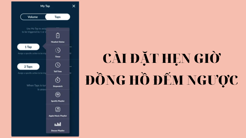 Đặt hẹn giờ ph&aacute;t v&agrave; bật đồng hồ bấm giờ