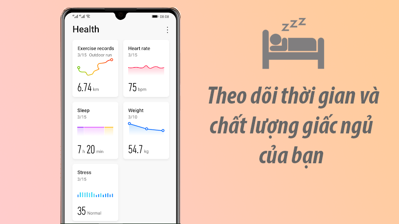  Theo dõi thời gian và chất lượng giấc ngủ của bạn hàng ngày 