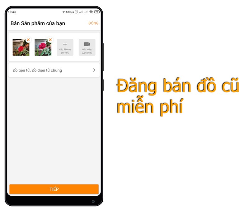 Đăng ký giao hàng miễn phí