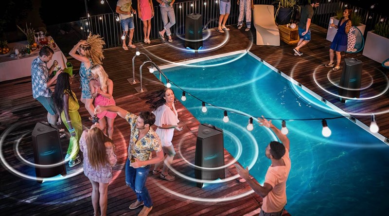 Ứng dụng sẽ tự động qu&eacute;t t&iacute;n hiệu bluetooth từ c&aacute;c loa xung quanh