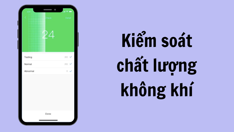 Theo d&otilde;i, kiểm so&aacute;t chất lượng kh&ocirc;ng kh&iacute; trong gia đ&igrave;nh ở mọi nơi