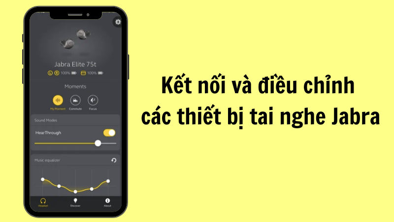 Kết nối v&agrave; điều chỉnh c&aacute;c thiết bị tai nghe Jabra