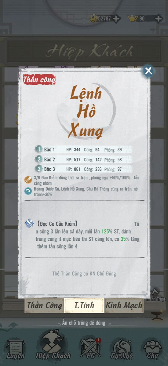 Mỗi anh h&ugrave;ng sẽ thuộc v&agrave;o một nh&oacute;m v&agrave; tổ hợp kh&aacute;c nhau