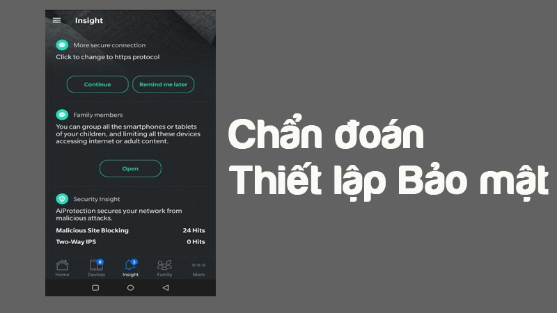 Chẩn đoán Thiết lập Bảo mật Chẩn đoán Thiết lập Bảo mật