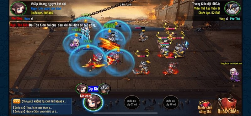 Một trận đ&aacute;nh trong hoạt động Quốc Chiến