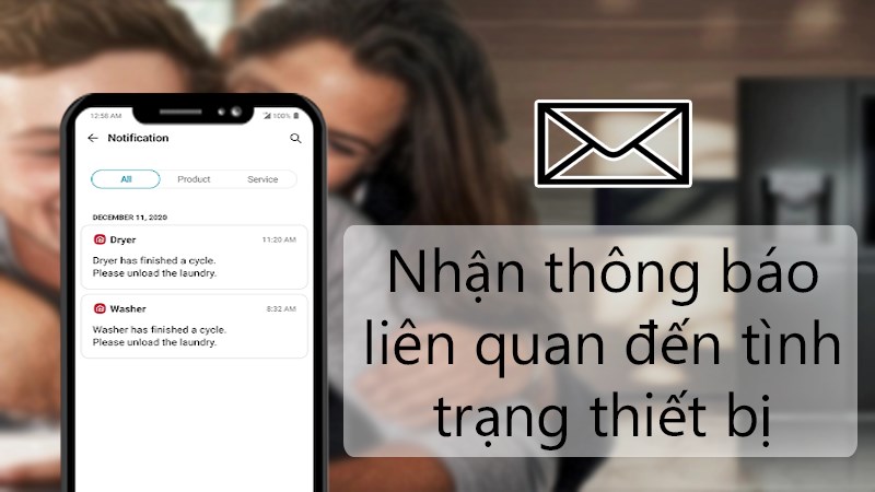 Nhận thông báo liên quan đến tình trạng thiết bị theo thời gian thực Nhận thông báo liên quan đến tình trạng thiết bị theo thời gian thực