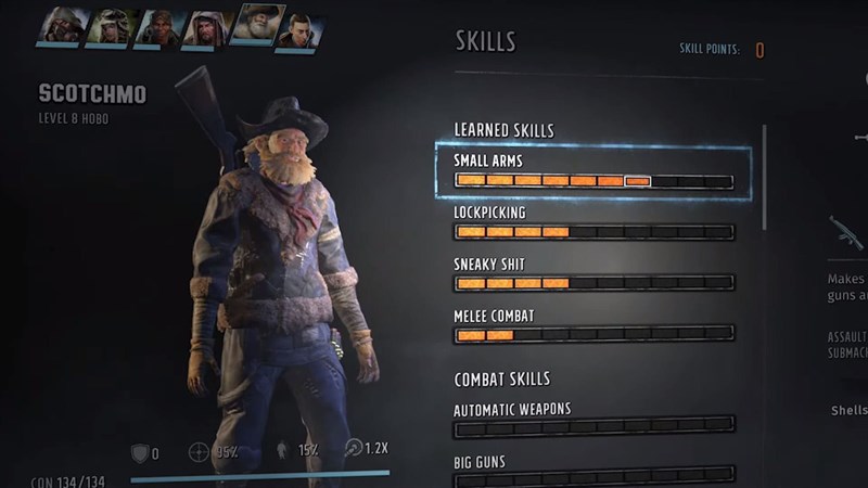 Th&ocirc;ng tin kỹ năng của Rangers