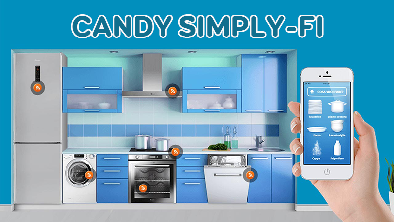 Candy simply-Fi: Ứng dụng điều khiển, quản lý thiết bị gia dụng thông minh Candy