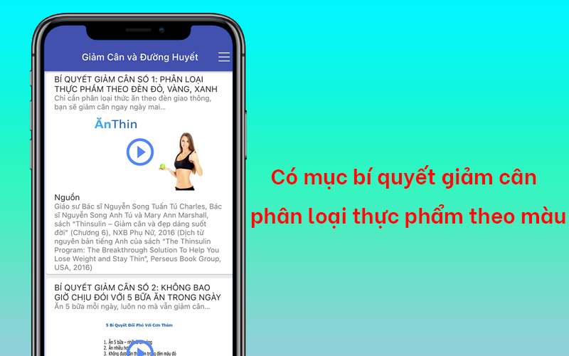  Có mục bí quyết giảm cân phân loại thực phẩm theo màu