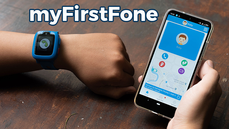 myFirstFone: Ứng dụng điều khiển đồng hồ định vị trẻ em Oaxis