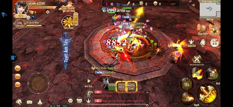 Hoạt động Chiến trường th&iacute; luyện (5 vs 5)