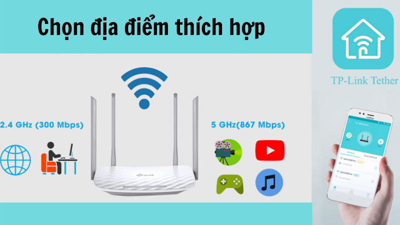 T&igrave;m vị tr&iacute; tốt nhất để đặt bộ mở rộng s&oacute;ng