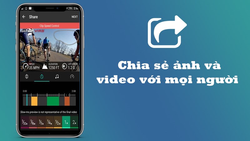 Chia sẻ ảnh và video với mọi người Chia sẻ ảnh và video với mọi người
