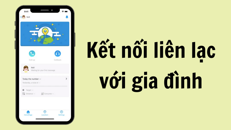 Hỗ trợ kết nối với 8 số điện thoại của gia đ&igrave;nh