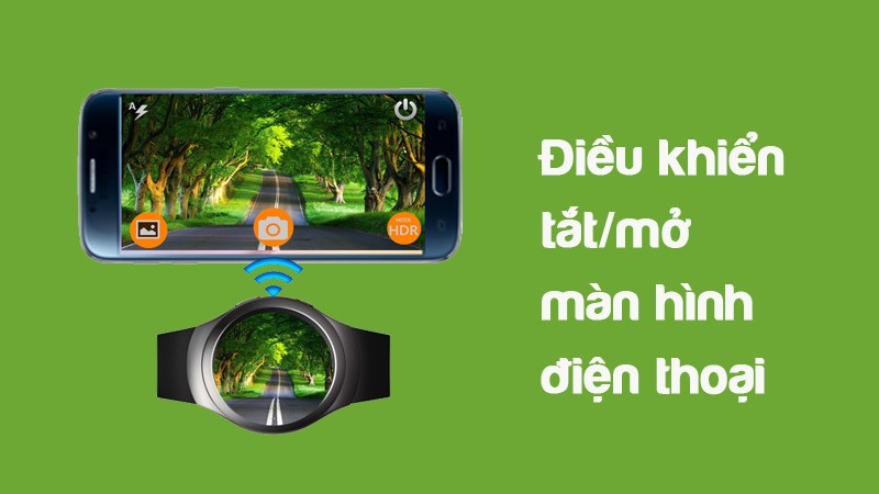Điều khiển tắt/mở màn hình điện thoại Điều khiển tắt/mở màn hình điện thoại