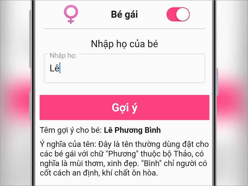 Tên đẹp cho bé gái