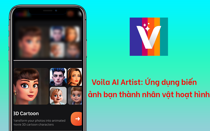 Voila AI Artist: Ứng dụng biến ảnh của bạn thành nhân vật hoạt hình