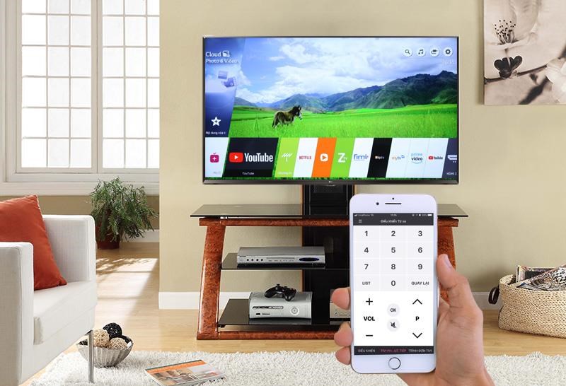 Điều khiển Smart TV LG từ xa thông qua thiết bị di động.