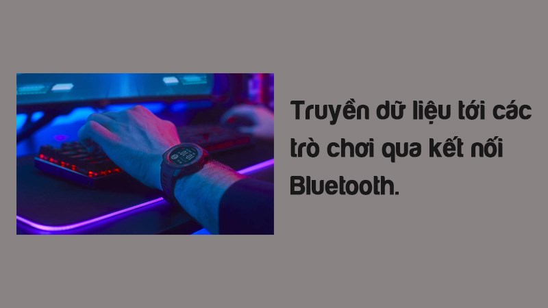 Truyền dữ liệu tới c&aacute;c tr&ograve; chơi qua kết nối Bluetooth.