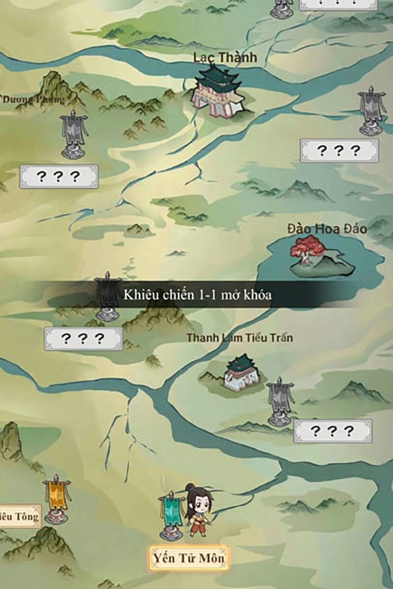 Bản đồ của Gianh hồ